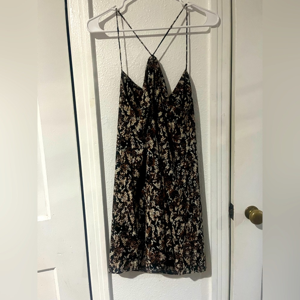Snakeskin summer dress size M